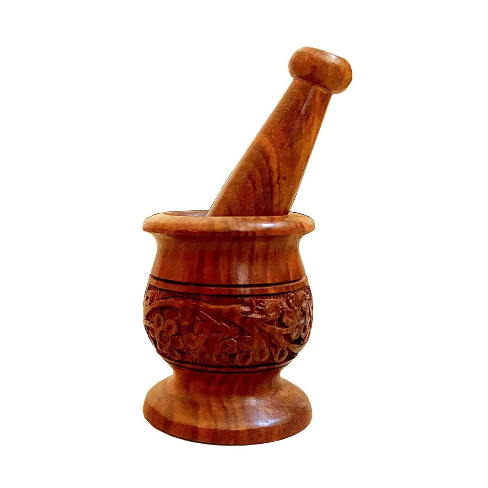 Wooden  Mortar Pestle
