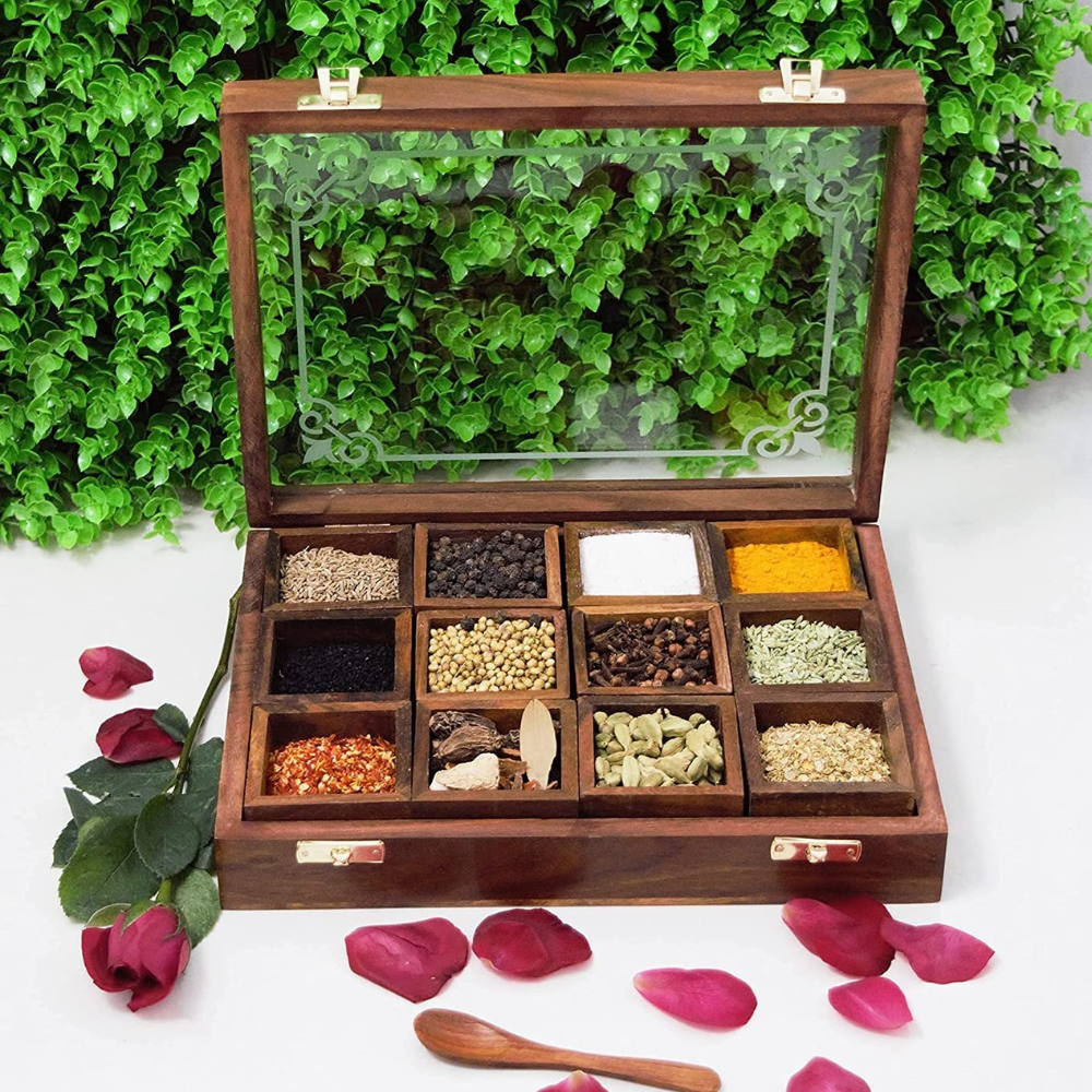 Wooden Spice Box 1